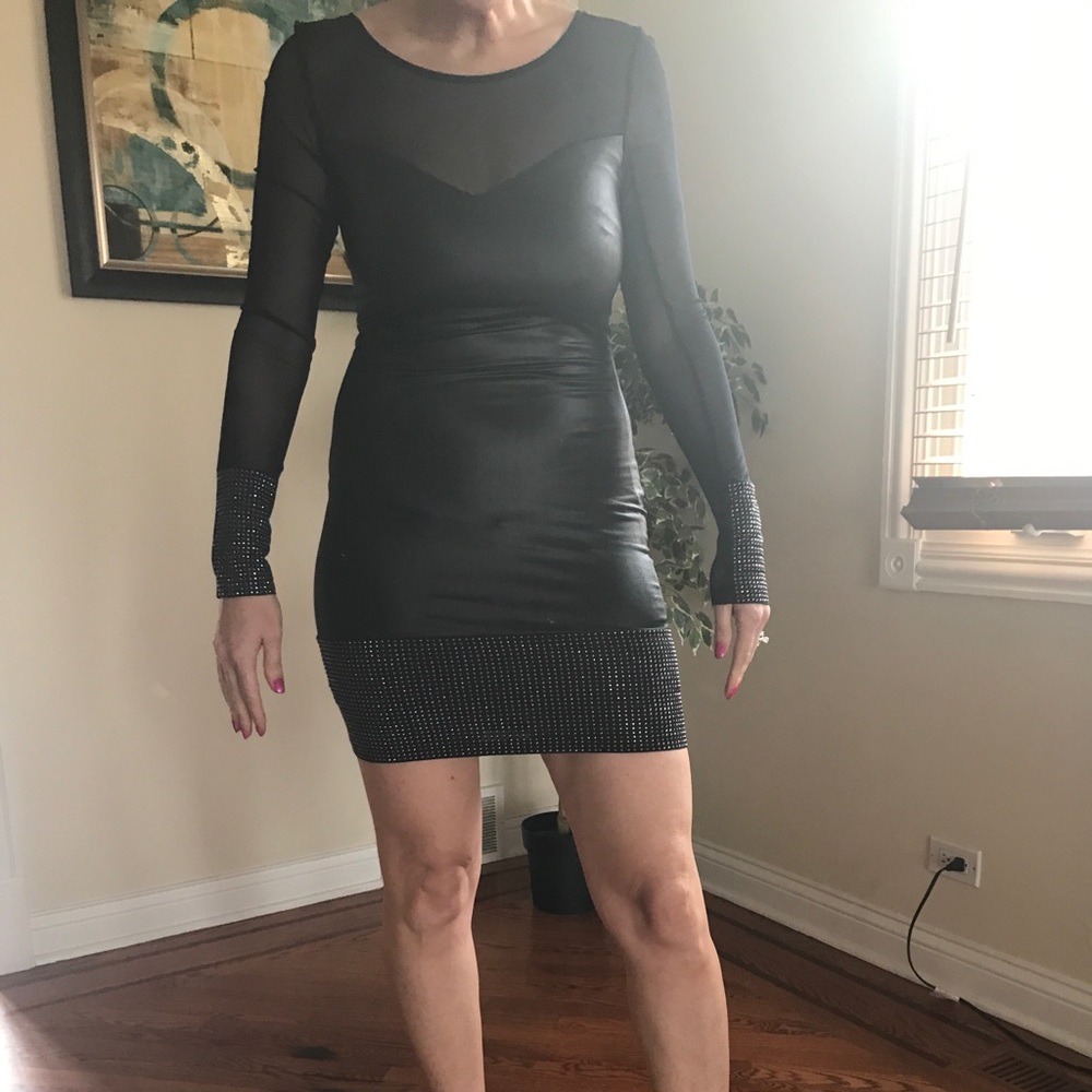 Bebe leather dress